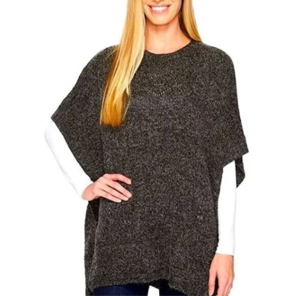 Royal Robbins Women's Mystic Andres Poncho Charcoal Gray Size L/XL - Picture 1 of 10
